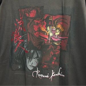 Vintage Rurouni Kenshin Anime T Shirt Shishio Makoto ODM 2003 XL